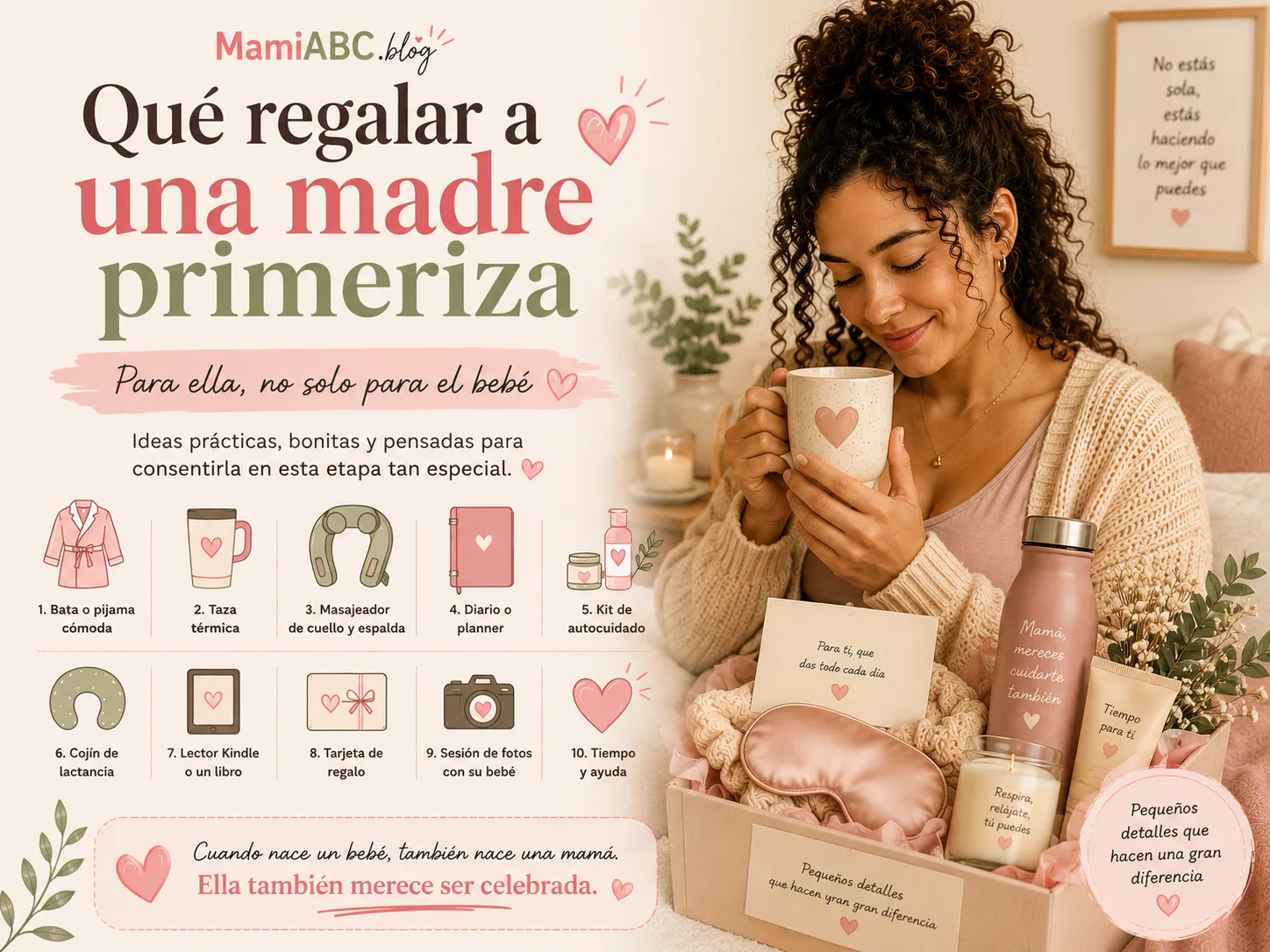 Qué regalar a una madre primeriza: 10 ideas útiles para consentirla (más allá del bebé)