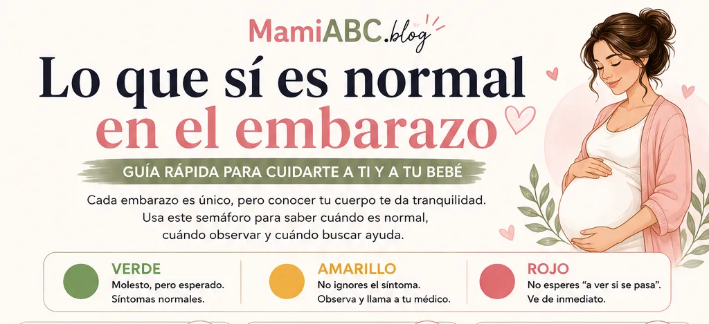¿Qué síntomas son normales en el embarazo? Guía por trimestre