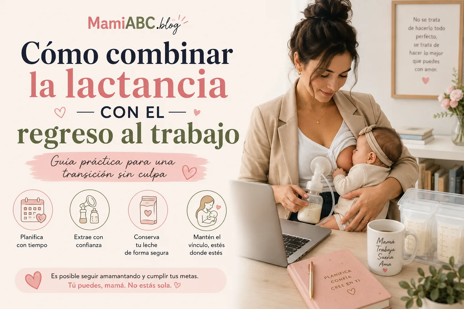 Cómo combinar la lactancia con el regreso al trabajo | Guía completa para mamás